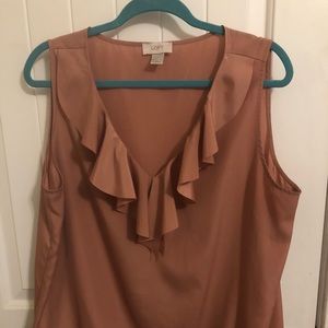 Loft size XL rose colored tank